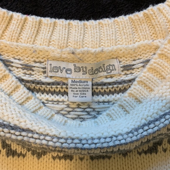 Vintage Love By Design Fairisle Ski Sweater - Picture 3 of 10